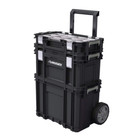 22 In  Husky Portable Rolling Tool Box On Wheels Cart Part Organizer Storage Bin
