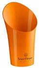 Veuve Clicquot Orange Acrylic Champagne Ice Bucket New