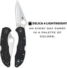 Spyderco C11pbk Delica 4 Lightweight Black Knife