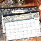Large 2026 Desk Calendar Jan-dec 2026 17 X 12 Monthly With Ruled Blocks