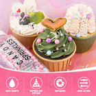 Sprinkles For Cake Decorating  5 3oz Pink Purple Blue And White Pearl Confetti J