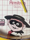 Vintage Mcdonald   s Wall Clock 1980   s Retro 10    Hamburglar Armitron Quartz Yellow