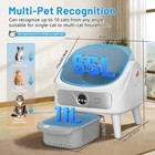 Self Cleaning Cat Litter Box Open-top Automatic Litter Box Multiple Cats Large