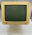 Apple Iic Computer A2s4000 W Original Monitor  Stand Power Supply   Case As Is