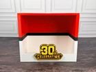 30th Celebration Pokemon Etb Display Case 3d Printed Magnetic Red White Black