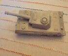 Marx Playset Vintage German Tank   351 Light Gray Battleground Europe Desert Fox