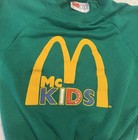 Rare Vintage 90 s Mcdonald s Mckids Sweatshirt Crewneck Size 7