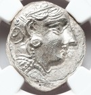Ngc Ch Au  Attica Athens 353-294 Bc  Owl Ar Tetradrachm Silver Athena Greek Coin