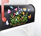 Mailbox Magnet Partial Cover  Custom Wildflowers With Address Or Name