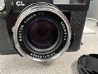 Leitz Leica Minolta Cl W  Voigtlander Nokton  40mm F 1 4 Lens