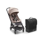 Bugaboo Butterfly Stroller Travel Storage Bag Blk Adjustable Detachable Backpack