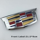 Premium Front   Rear Emblem Replacement Chrome Finish For Suitable For Cadillac