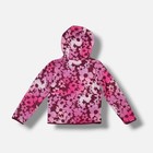 The North Face Kids Girls Pink Glacier Floral Zip Fleece Hoodie Sweater Size 5
