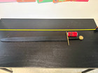 Steel Blade Sword W  Scabbard  Leather Black Grip  Full Tang  Double Edge
