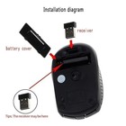 2pcs Wireless Optical Mouse Mice 2 4ghz Usb Receiver For Laptop Pc Computer Usa