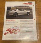1989 Pontiac 20th Anniversary Trans Am Dealer Sales Information Bulletin