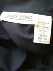 Vintage Blouse Short Sleeve Navy Blue By Judy Bond Size 10 Chest 38 