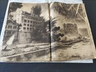 Ww2 Japanese Army Military Magazine 1942  Singapore Night Bombing