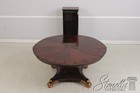 73074  Vintage Regency Style Mahogany Radial Table