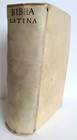 1648 Bible In Latin Antique Biblia Latins Old   New Testament Vellum Binding