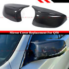 For 2014-2024 Infiniti Q50 Q60 M Style Carbon Fiber Replacement Mirror Cap Cover