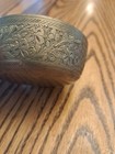 Engraved Indian Brass Finger Bowl  Needs Polished