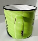 The Incredible Hulk Hallmark Coffee Mug  smashing Guy  Painted Like Vintage Tin