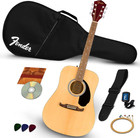 Fender Fa-125 Dreadnought Acoustic Guitar - Natural W  Gig Bag