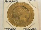 1959 Fairbanks Alaska 49th State Good For  1 Trade Dollar Coin Medal Token