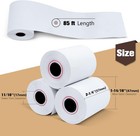 50 Rolls 2 1 4  X 85  Thermal Paper Credit Card Cash Register Pos Receipt Paper