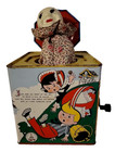 Vtg Mother Goose Jack-in-the Box - Pop Goes The Weasel Music- A Carnival Product