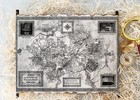 Moria Map On Handmade Scroll  Middle Earth  Lotr Fan Art  Durin Halls