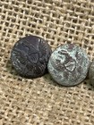 Four Dug Civil War Eagle General Service Cuff Buttons Complete With Shanks N  Ga