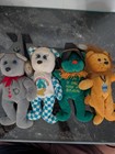 Celebrity Bears Dorothy  Lion  Scarecrow  Tinman Wizard Of Oz Plush Bear W tags