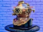 Antique Brass Diving Divers Helmet Mark V Us Navy Marine Deep Scuba Helmet