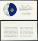 Peru 1980 1 Sol  Franklin Mint Coins Of All Nations Coin   Stamp Coa