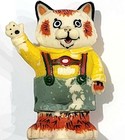Vintage 1976 Playskool Lot 6 Richard Scarry   s Puzzletown Figures Rare Huckle Cat
