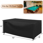 Chinchilla 7 8 9 Ft Pool Table Cover  Waterproof Sunscreen Billiard Cover Pol   