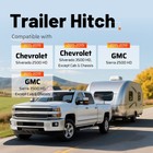 Class 5 Trailer Hitch For Chevy Silverado Gmc Sierra 2500 Hd 3500 Hd 2015-2019