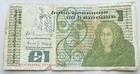 1981 Ireland 1 Pound Note - One   - Banknote - Bill - Currency - Free Shipping