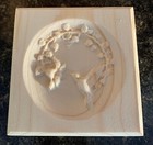 Hummingbird   Flower 2 Engraving Trim Wood Corner Trim Block Door Block Window