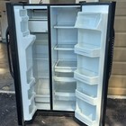Ge Gsh25jftc Bb Black Side-by-side Refrigerator W  Water Dispenser   Ice