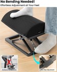 Adjustable Foot Rest Carbon Steel 2 7 To 13 1 Inch Ergonomic Foam Cushion