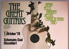 The Great Guitars     Rare Vintage Original D  sseldorf 1978 Jazz Concert Poster