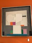 Norio Azuma  japanese-american  1928-2004  Color Serigraph On Canvas    interior   