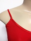 Long Tank Top Adjustable Spaghetti Bra Strap Layering Plain Cami  S m l