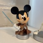 Vintage 2007 3 5    Disney Mickey Mouse   Star Wars Stormtrooper Jedi Bobbleheads