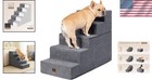 Indoor 5-layer Dog Steps For Cats   Small Dogs - Portable Grey Pet Ramp