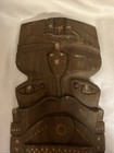 Tiki Mask Tribal Art  Wood Bali Hand Carved Wall Hanging Hut Home Decor 17   