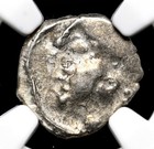 Celtic Gaul  Aedui  1st Century Bc  Silver Quinarius  Horse  Ngc Vf